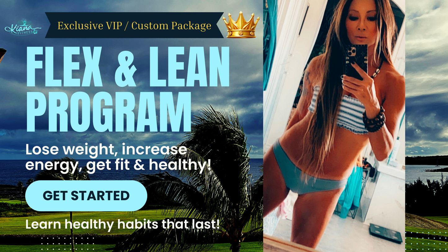 🏆Flex & Lean VIP – Your Custom 30-Day Transformation! 👉 Personalized Coaching & Plan + Fuel Food Kit →