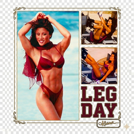 Kiana Leg Day Photo T-Shirt