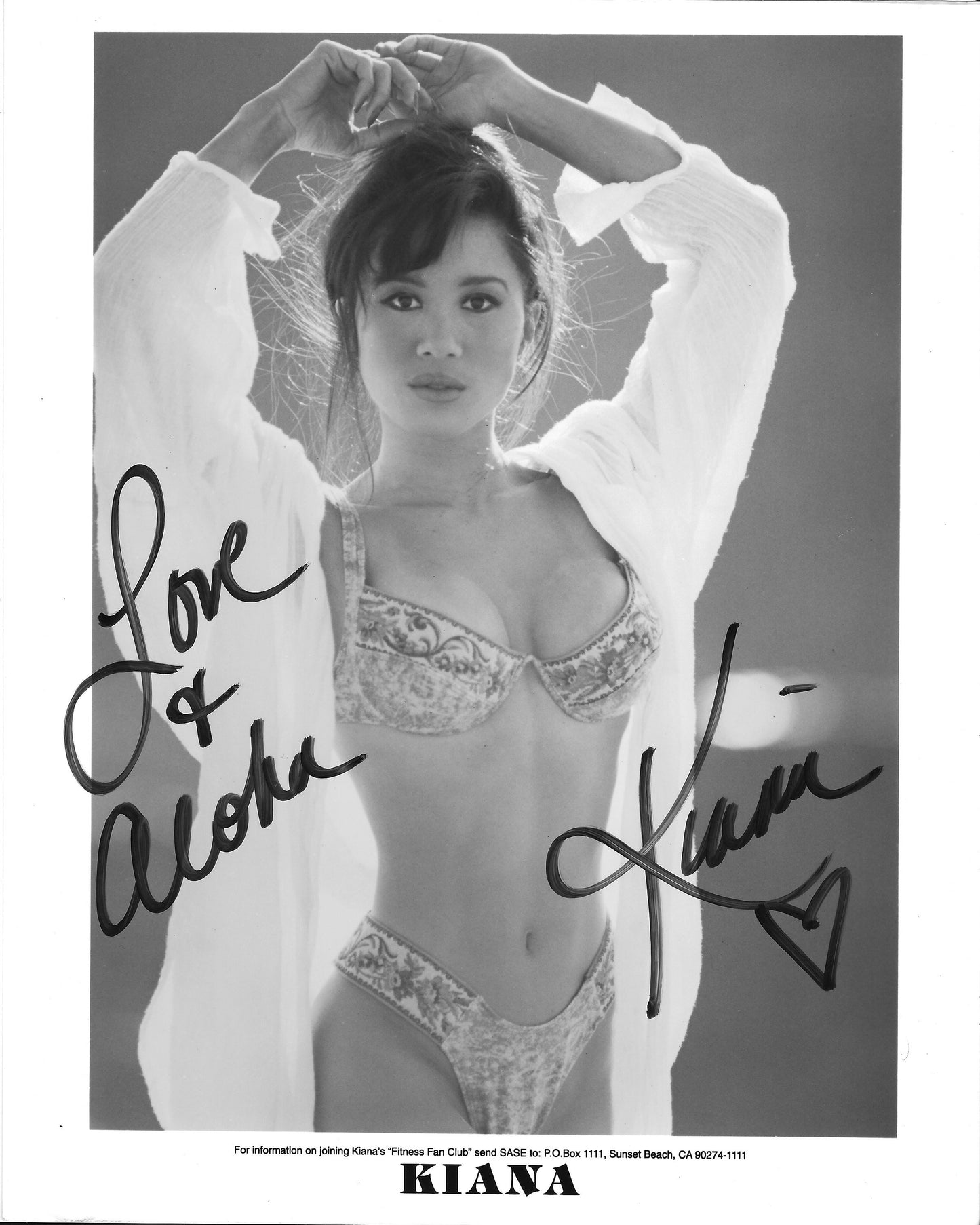 Autographed 8x10 Glossy Photo Denim Bikini