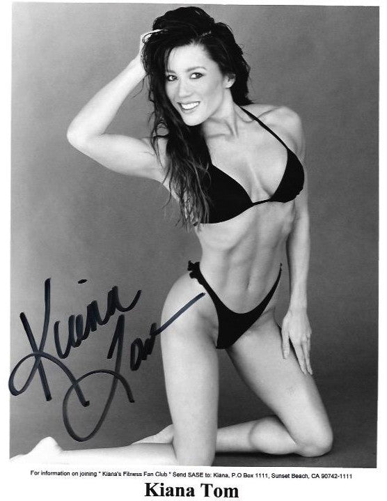 Autographed 8x10 Glossy Photo Black Bikini