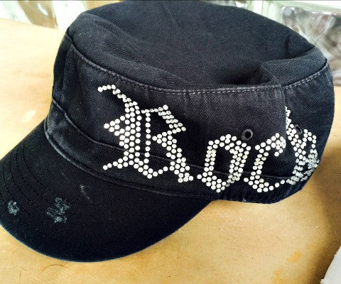ROCK Bling Cadet Cap - Black - Kiana Fitness Shop - 2