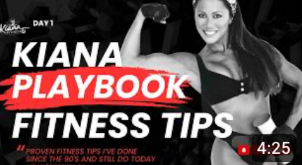 Kiana Tom 4 Training Secrets I’ve Used Since the 90s Kiana’s Flex Appeal days | Playbook Day 1