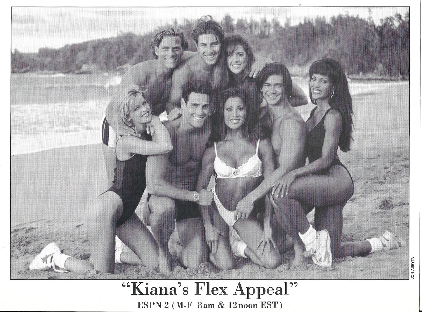Signed 8x10 Black & White Lithograph – Kiana’s Flex Appeal Cast, Season 1