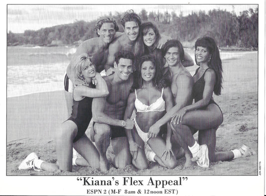 Signed 8x10 Black & White Lithograph – Kiana’s Flex Appeal Cast, Season 1