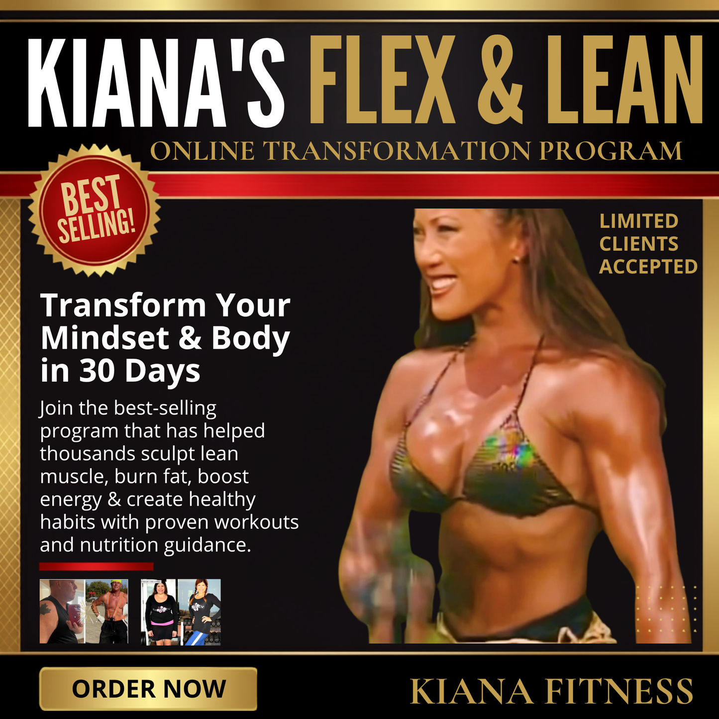 Flex & Lean VIP – 30-Day 1-on-1 Coaching with Kiana Tom