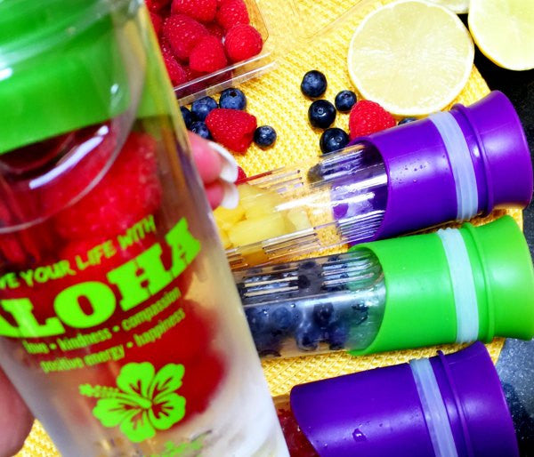 Fruit Infusion Bottle: Aloha - Kiana Fitness Shop - 3