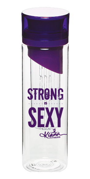 Detox Infusion Water Bottle: Strong is SEXY - Kiana Fitness Shop - 7