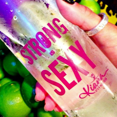 Detox Infusion Water Bottle: Strong is SEXY - Kiana Fitness Shop - 1