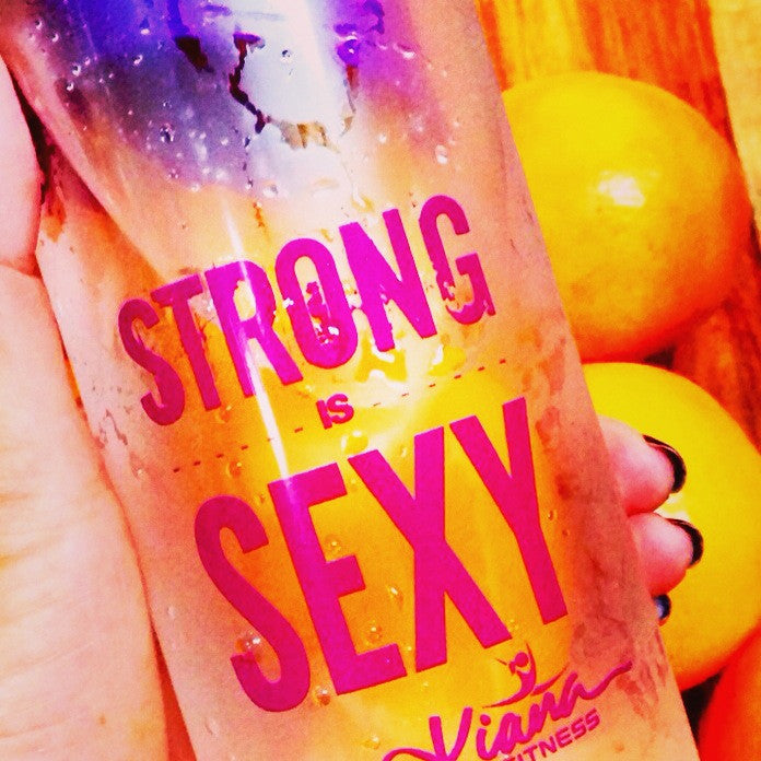 Detox Infusion Water Bottle: Strong is SEXY - Kiana Fitness Shop - 5
